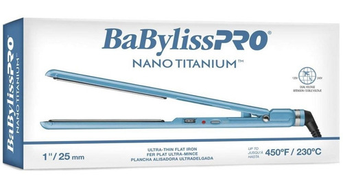 Plancha De Cabello Profesional Babyliss Pro Nano Titanium 1