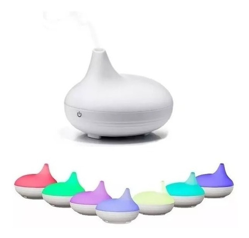 Difusor Humidificador Apto Esencias Luz Led Colores Diseño