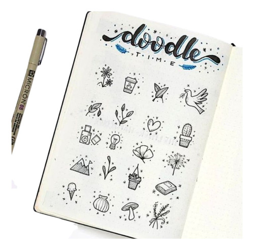 Imagen 2 de 5 de Libreta Diario Viñetas Y Lettering Tapa Dura
