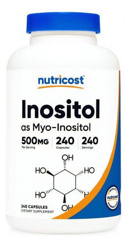 Nutricost Inositol 500 Mg 240 Capsulas