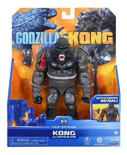 Godzilla Vs Kong Movie Kong Con Hacha De Batalla