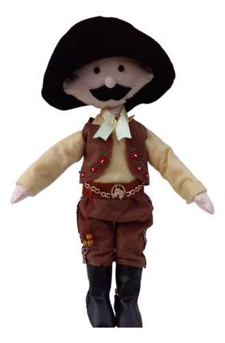 Gaucho Muñeco Peluche Patrio Uruguay Juguete Decoración 