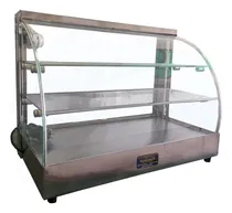 Comprar Calentador Exhibidor Empanada Curvo Doble Entrepaño 0.6m