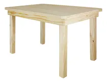 Comprar Mesa Comedor Madera Bar 160x80 Cm Maciza Escandinava Vintage Tapa Natural