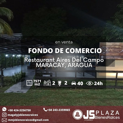 Imagen 1 de 2 de Venta De Fondo De Comercio Para Restaurant En El Castaño 04243256750