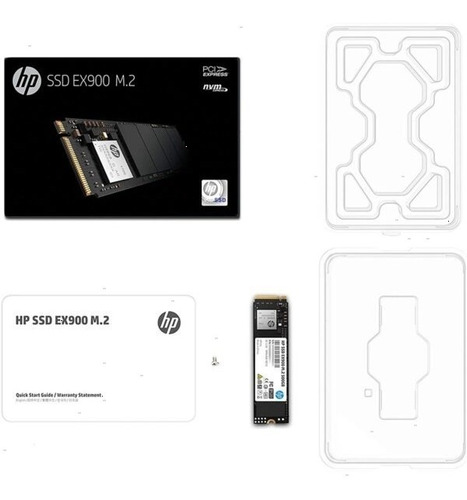 Ssd Hp Ex900 500gb M.2 Pcie 3.1 X4 Nvme 3d Tlc Nand Interno 