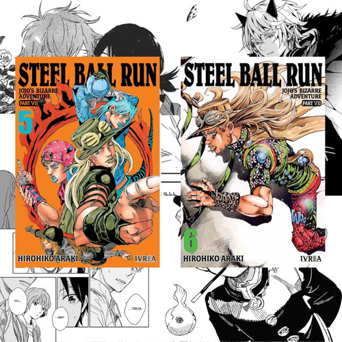 Pack Jojo Bizarre Adventure Parte 7 - Steel Ball Run