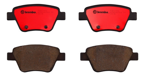 Balatas Traseras Seat Leon 2006 2.0l Brembo