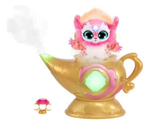 Robot de juguete Genie Mixie Moose Magic Mixies Lampara Magica rosa