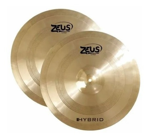 Par De Chimbal Zeus Hybrid Chimbal Hi-hat 14 Zhhh-14