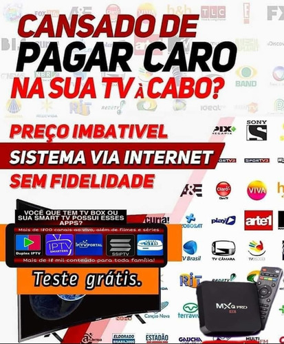 Imagem 1 de 1 de Tenha Todos Os Canais Fechados Por Apenas