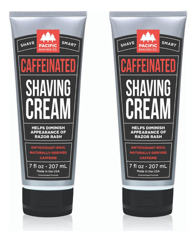 Crema De Afeitar Pacific Shaving Company Con Cafeina 207ml