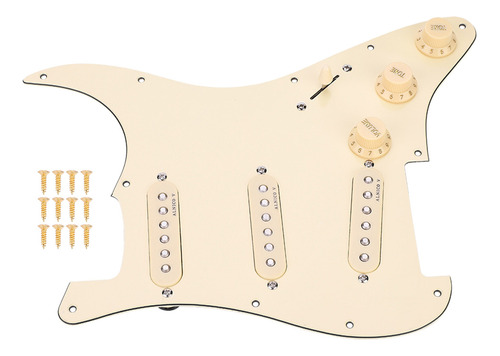 Loaded Pickguard, 1 Juego De Pastillas Sss Precableadas, Ima