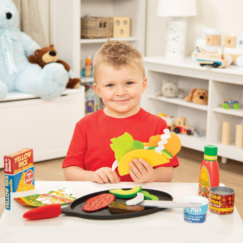Juego De Taco Y Tortilla De Madera 43 Piezas Para Jugar