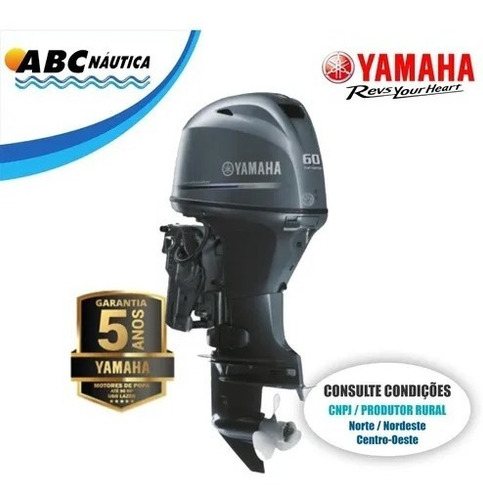Imagem 7 de 17 de Motor De Popa Yamaha 60hp 4t Leia Anúncio - Pronta Entrega