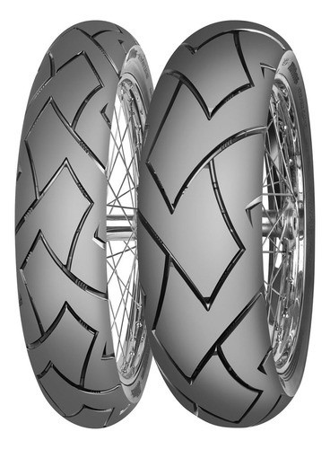 Par Pneu Moto Custom 90/90-21 + 170/60-17 Mitas