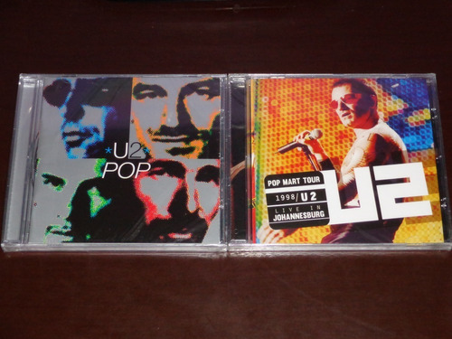 2 Cd U2 Pop 1997 Estudio E Ao Vivo Johannesburg Live 1998