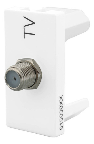Kit 2 Tomada Rj45 Cat6 Pial Legrand Tomada Antena Tv Branca Cor Branco