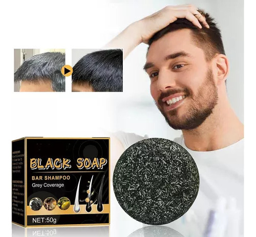 . 3 Piezas De Jabón Para Oscurecer El Cabello, Barra De S