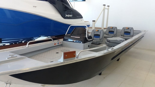 Lancha Alumínio Nublar 600 Pesca Com Motor 40hp Novo