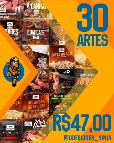 Imagem 1 de 1 de Venda De Pacotes De Artes Para Redes Sociais