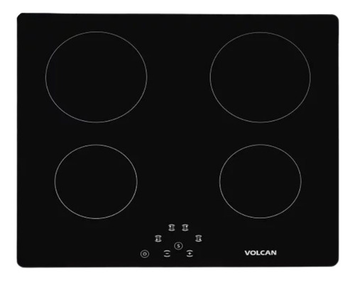 Combo Volcan Horno Electrico Anafe Vitroceramico 4 Hornallas