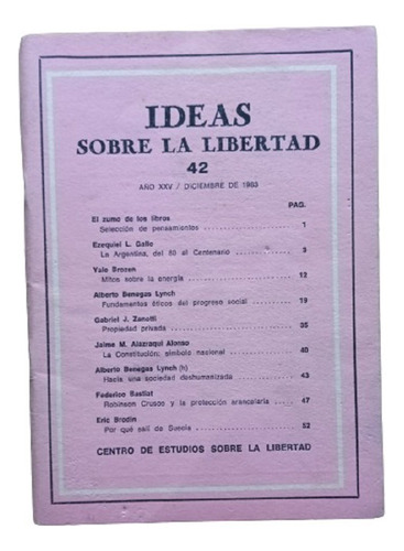 Revista Ideas Sobre La Libertad N° 42