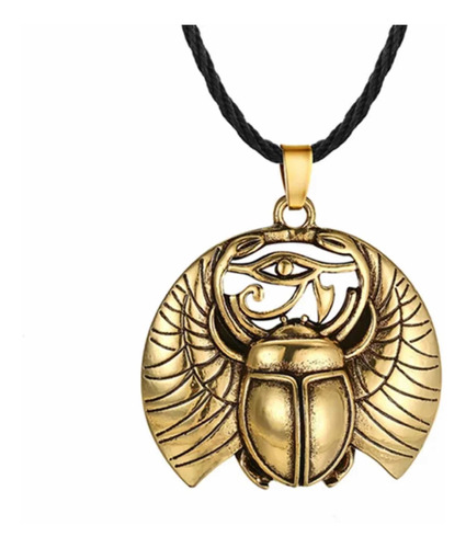 Dije De Escarabajo Egipcio Ojo De Horus - Espiritu Dharma