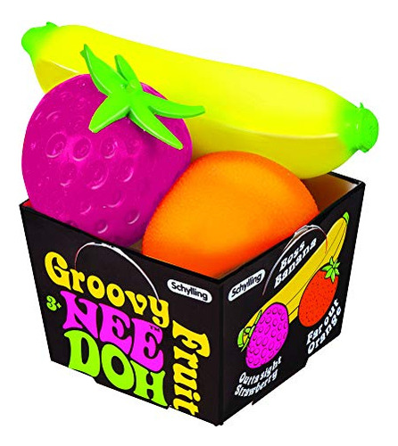 Schylling Nee Doh Groovy Fruit - Novelty Toy L36cg