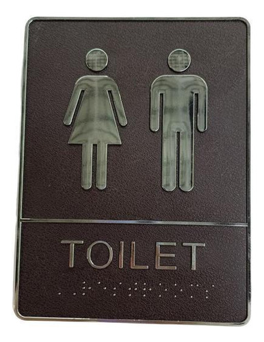 4 Letrero De Baño Diy Con Etiqueta De Marca De Letras