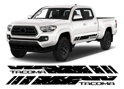 Calca Calcomanía Sticker Franjas Laterales Toyota Tacoma