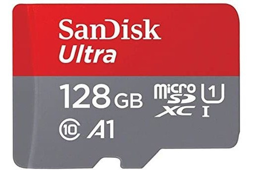 Memoria Sandisk Ultra Micro Sd 128gb Clase 10 100mb/s Uhs-l