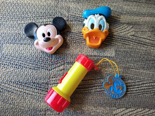 Linterna Disney Con Caras Intercambiables Mickey Pato Donald