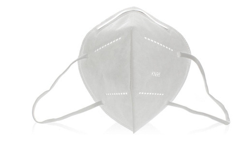 Cubrebocas Kn95 Antibacterial 5 Capas Certificado - 50 Pieza Color Blanco