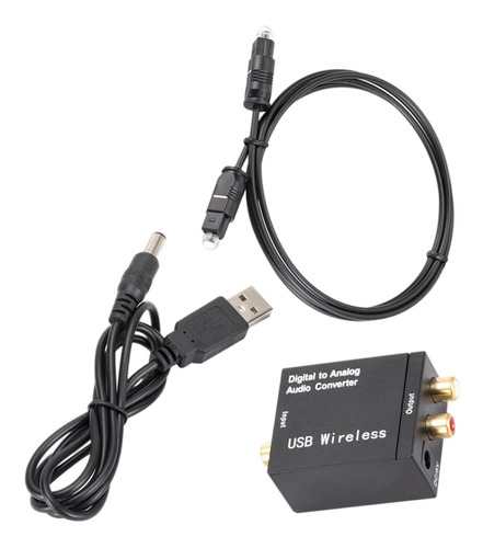 Adaptador Convertidor De Audio Digital A Analógico Para Tv