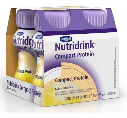 Nutridrink Compact Protein 125ml Baunilha - Danone - 4x125ml