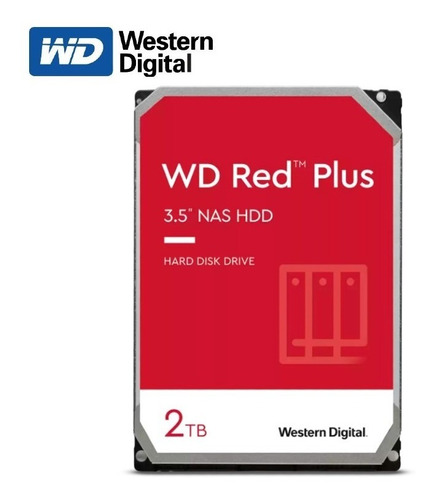 Disco Western Digital Red Plus Wd20efzx, 2tb 5400rpm, 3.5 