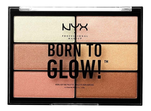 Nyx Born To Glow Highlighting Palette Paleta De Iluminadores Highlight Palette