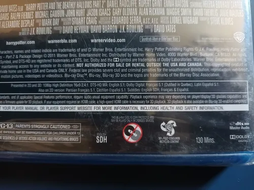 Harry Potter 3d And The Deathly Hallows Part 2 (3d Blu-ray)