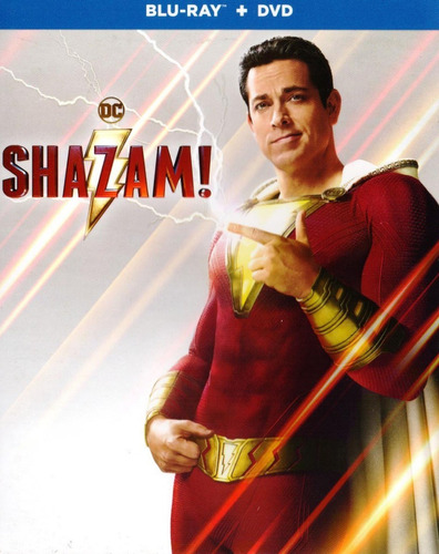 Filme em Blu-ray e DVD da Shazam Dc Comics