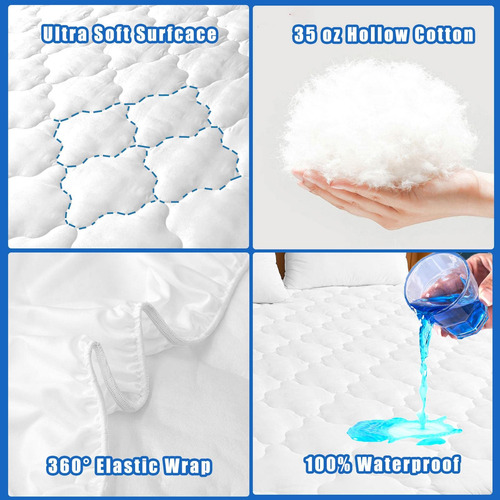 Waterproof Mattress Protector Jamrest Queen Size
