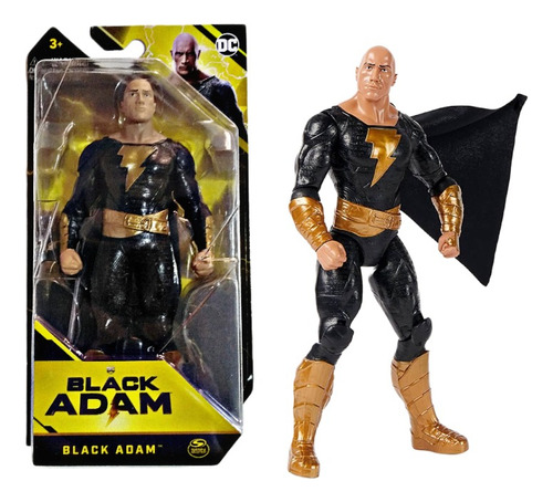 Figura Black Adam 15 Cm Dc Original - Comics Spin Master