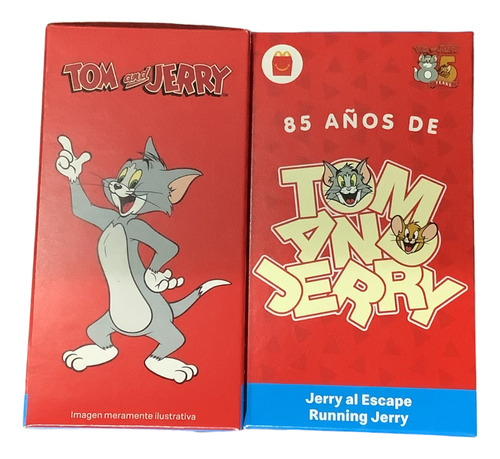 Coleccion Mcdonalds Cajita Feliz Tom And Jerry 85 Años