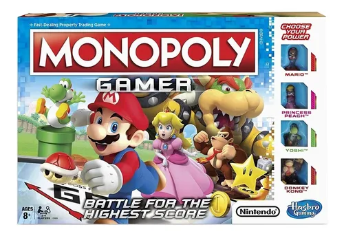 comprar Juego De Mesa Monopoly Gamer Hasbro Mario Bros