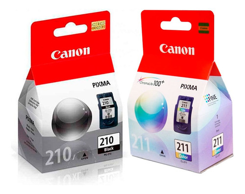 Kit Tinta Canon Pg-210  Cl-211  Pg210 Y Cl211  Negro Y Color