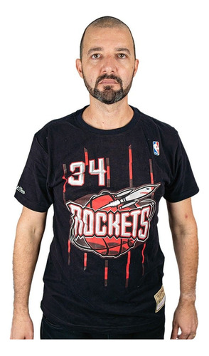 Camiseta Mitchell & Ness Houston Rockets Pm878a