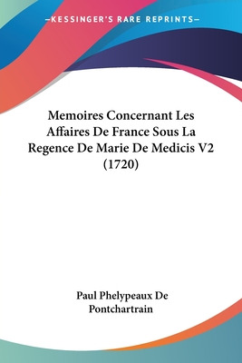 Libro Memoires Concernant Les Affaires De France Sous La ...