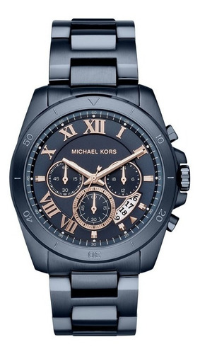 Reloj Michael Kors Brecken Mk8610 De Acero Inox. P/hombre