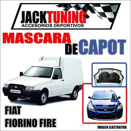 Mascara De Capot Fiat Fiorino Fire En Ecocuero