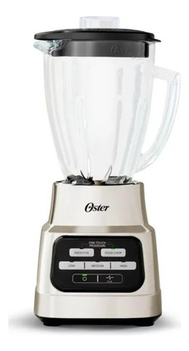 Oster Licuadora One-touch Plateada Con 2 Programas